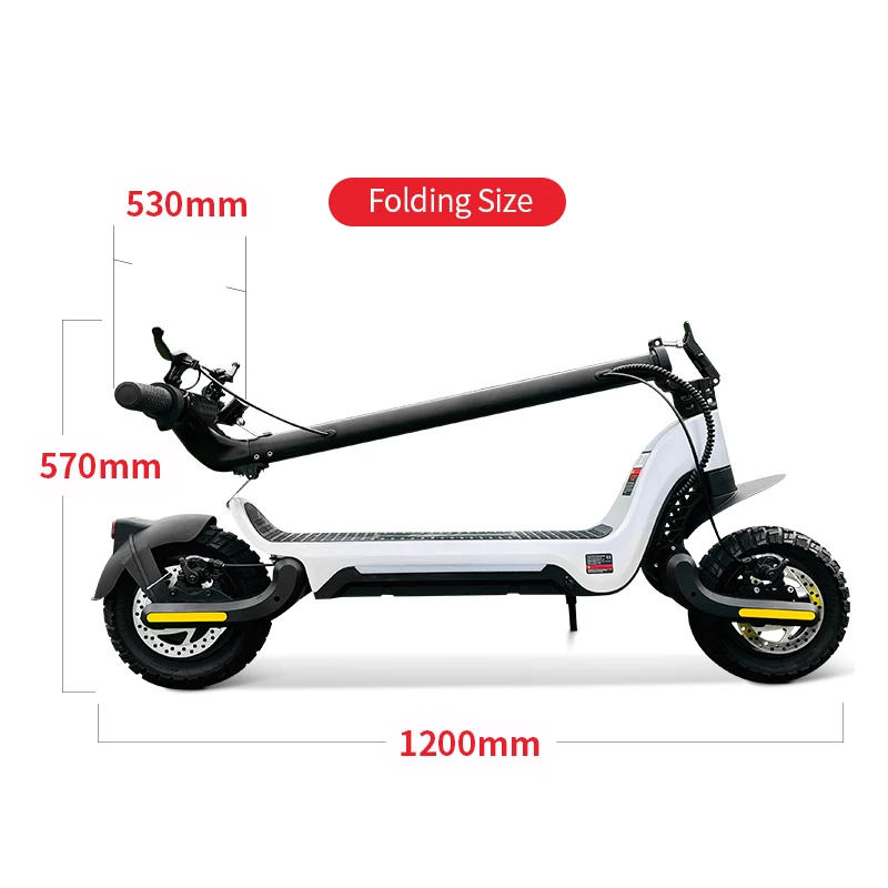 Electric Scooter S9Pro Plus 1400W Motor 48V 15AH 45KM/H Aluminum