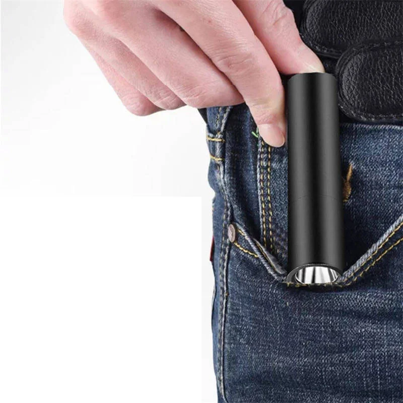 LED Flashlight Mini Flashlight LED Flashlights Camping Light Mini LED Flashlight LED Torch Light LED Powerful Light Mini USB Flashlight Portable Waterproof Flashlight Outdoor Camping Mountaineering Lighting