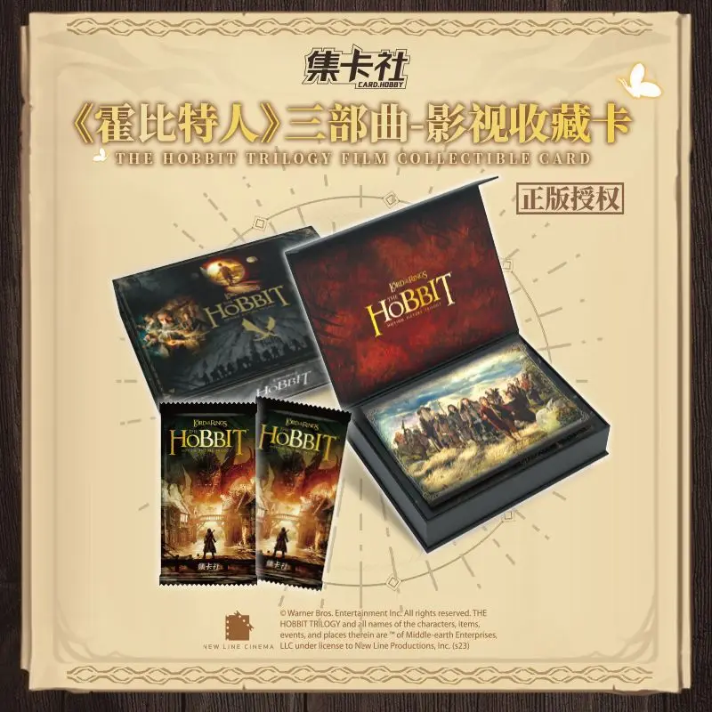 Card Fun The Hobbit Trilogy Collectible Cards Genuine The Lord of The Rings Featuring Gandalf Anime Peripheral Gifts
