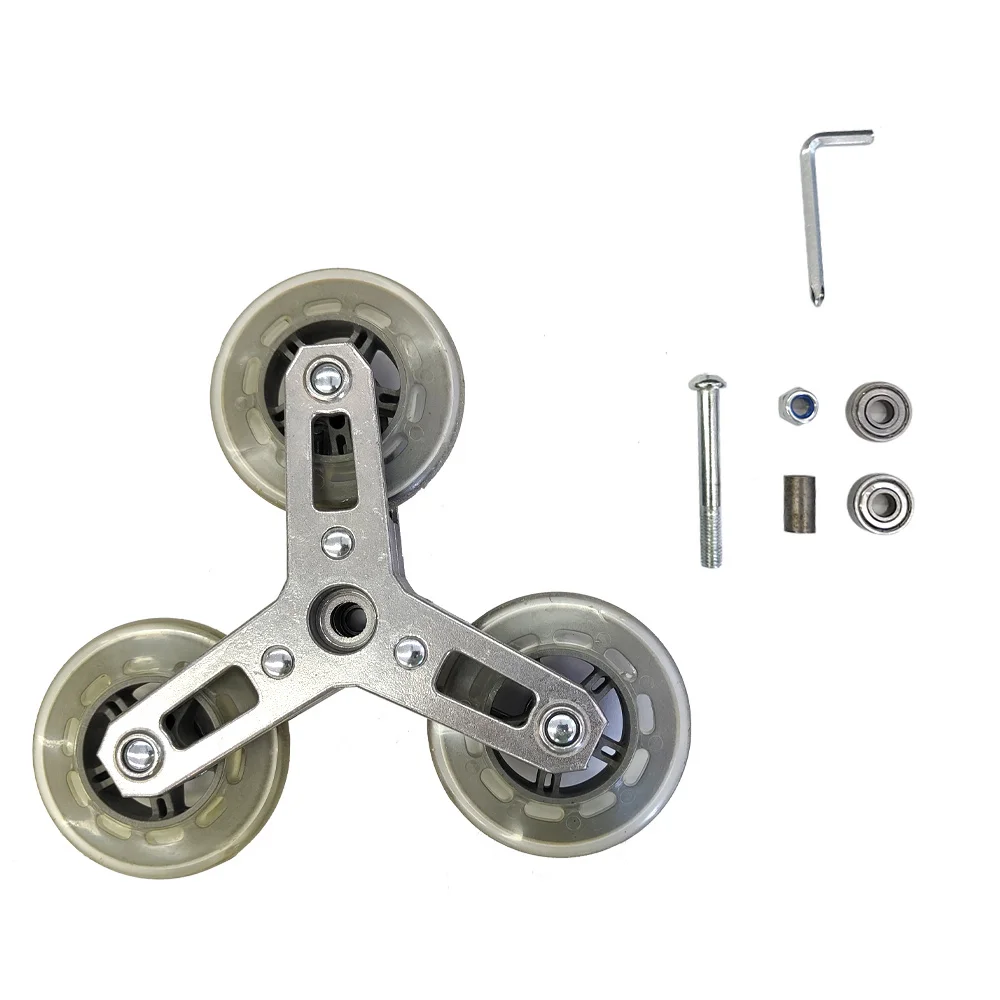 Enhanced Product Title:  
Heavy-Duty Stair Climbing Replacement Wheels for Cargo Trolleys and Shopping Carts