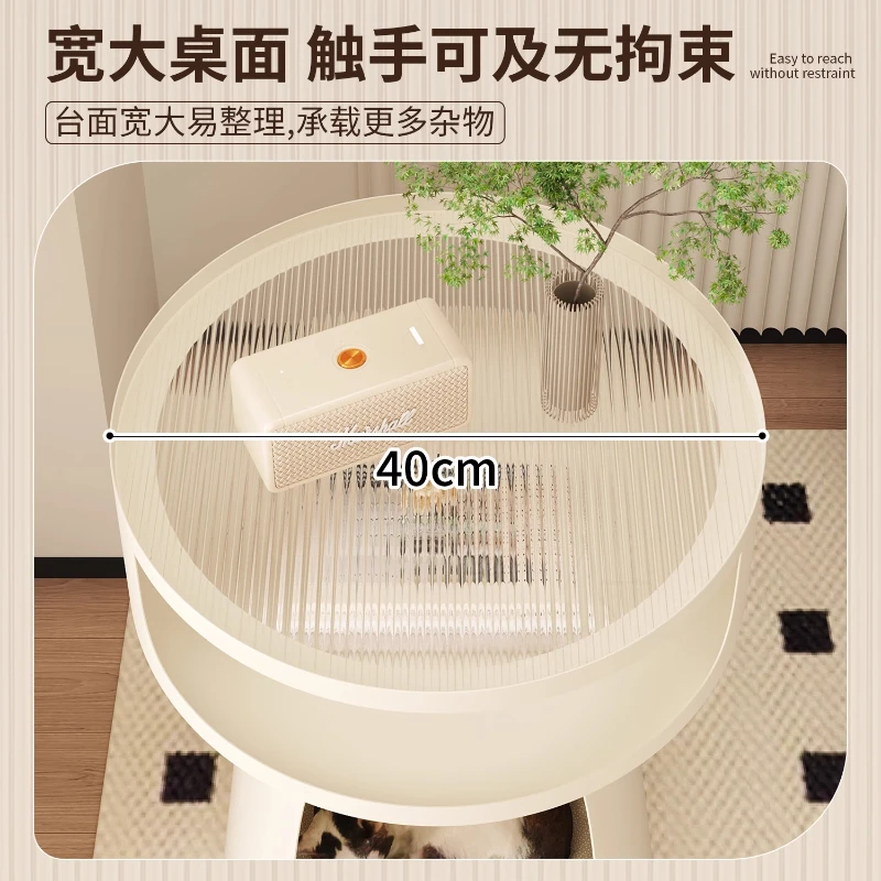 Bedroom Bedside Table Lounge Living Room Small Sofa Side Storage Rack Cream Tea Cabinet Shaped Mesa Para Balcon Home Furniture