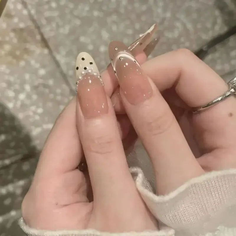 1개 네일 스탬핑 플레이트 스트라이프 웨이브 포인트 패턴 프렌치 스테인리스 스틸 스텐실 네일 아트 전사 템플릿 매니큐어 도구
