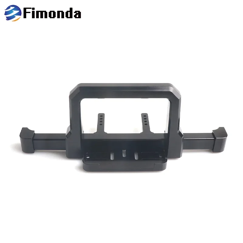Premium Metal Front and Rear Bumper with Winch Mounting Base for 1/10 RC Crawler Car Upgrade