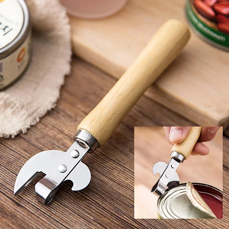 Stainless Steel Opener Portable Manual Lid Remover Multifunction Can Opener Utensil Gadgets for Jars Canisters Kitchen Accessory can opener,bottle opener,kitchen tools,multifunctional tool