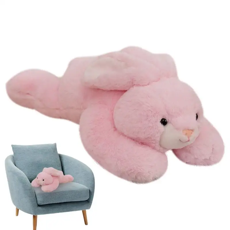 

Bunny Stuffed Animal Doll Cute Lying Bunny Doll Plushie Pillow Soft Animal Pillow Plushie Doll Toy 30cm/11.8inch Stuffed Animal