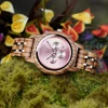 BOBO BIRD Couple's Watches Wooden Wristwatch Quartz Movement Stop-watch Auto-date Gift Box Paocking 3