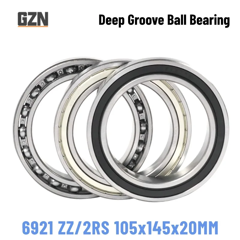 

1PCS 6921 ZZ 6921-2RS ABEC-1 105x145x20 MM Thin-wall Deep Groove Ball Bearing Mechanical Equipment Bearings