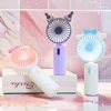 Kawaii Sanrio Electric Fan Cute Cinnamoroll My Melody Cartoon Portable Multi Functional Handheld Fan Creative Girl Gifts 1