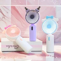 Kawaii Sanrio Electric Fan Cute Cinnamoroll My Melody Cartoon Portable Multi Functional Handheld Fan Creative Girl Gifts 1