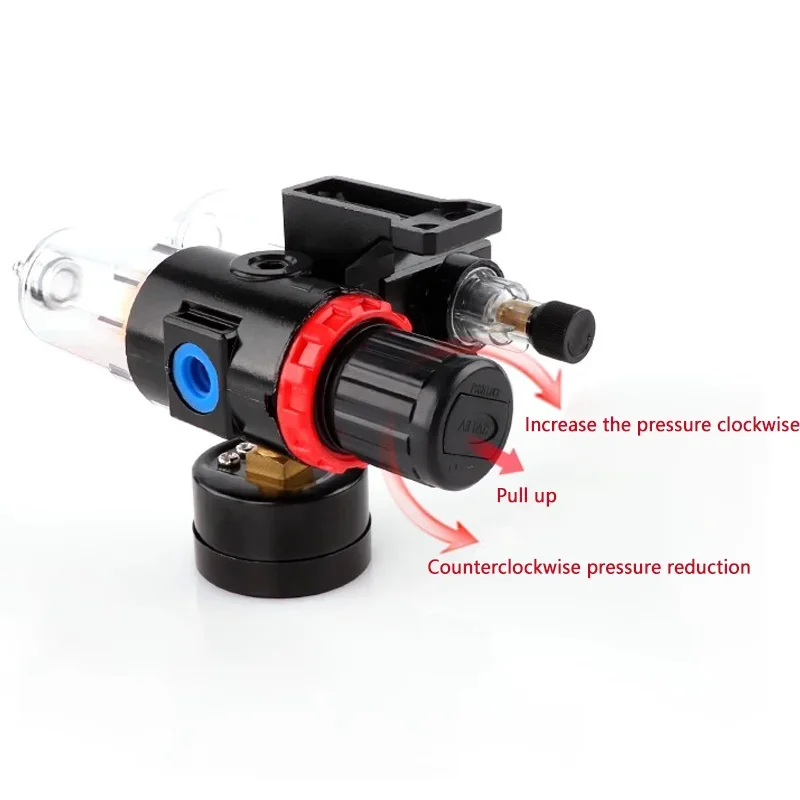 AFC2000 AFR2000 + AL2000 G1/4 air compressor oil and water separator air filter is used to reduce the pressure valve regulator