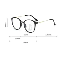 Smart Photochromic Reading Glasses Unisex Round Progressive Multifocal Presbyopia Eyeglasses Finished Near Far Bifocal Eyewear - Image 6