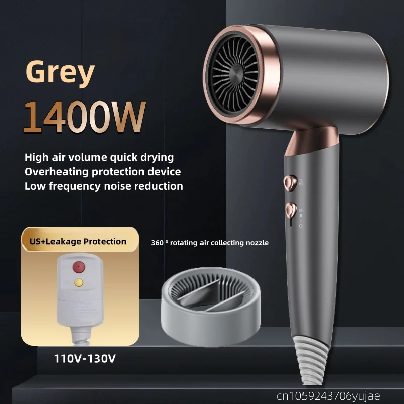 New Product: Quick Drying Hair Dryer, Hair Salon Specific High-Power Constant Temperature Blue Light Hair Care Hair Dryer, EU/US 2