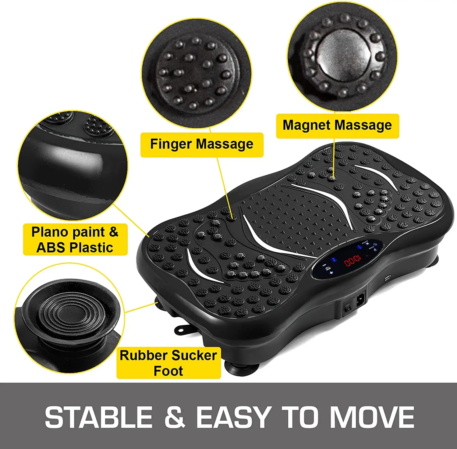 Phenitech Vibration Platform Plate Whole Body Massager Machine Slim Exercise Fitness Customizable