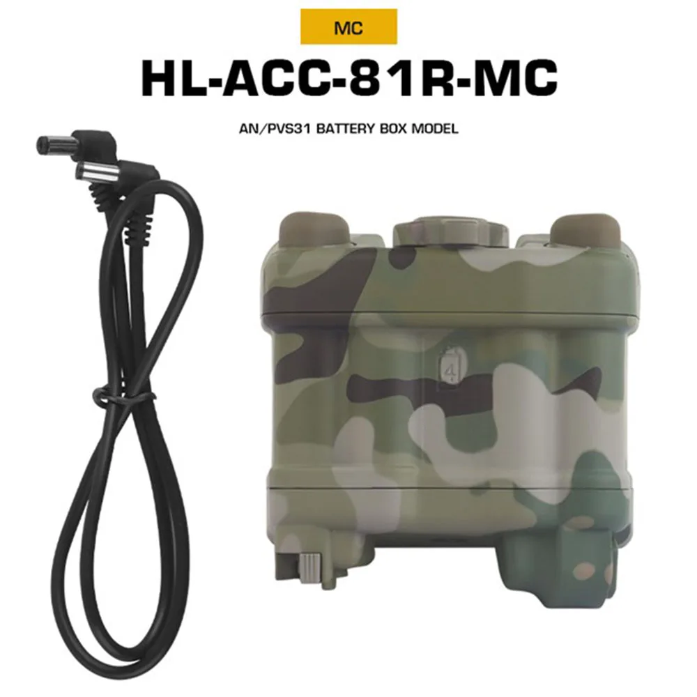 Tactical Helmet NVG AN/PVS-31 Battery Box Dummy Model No Function