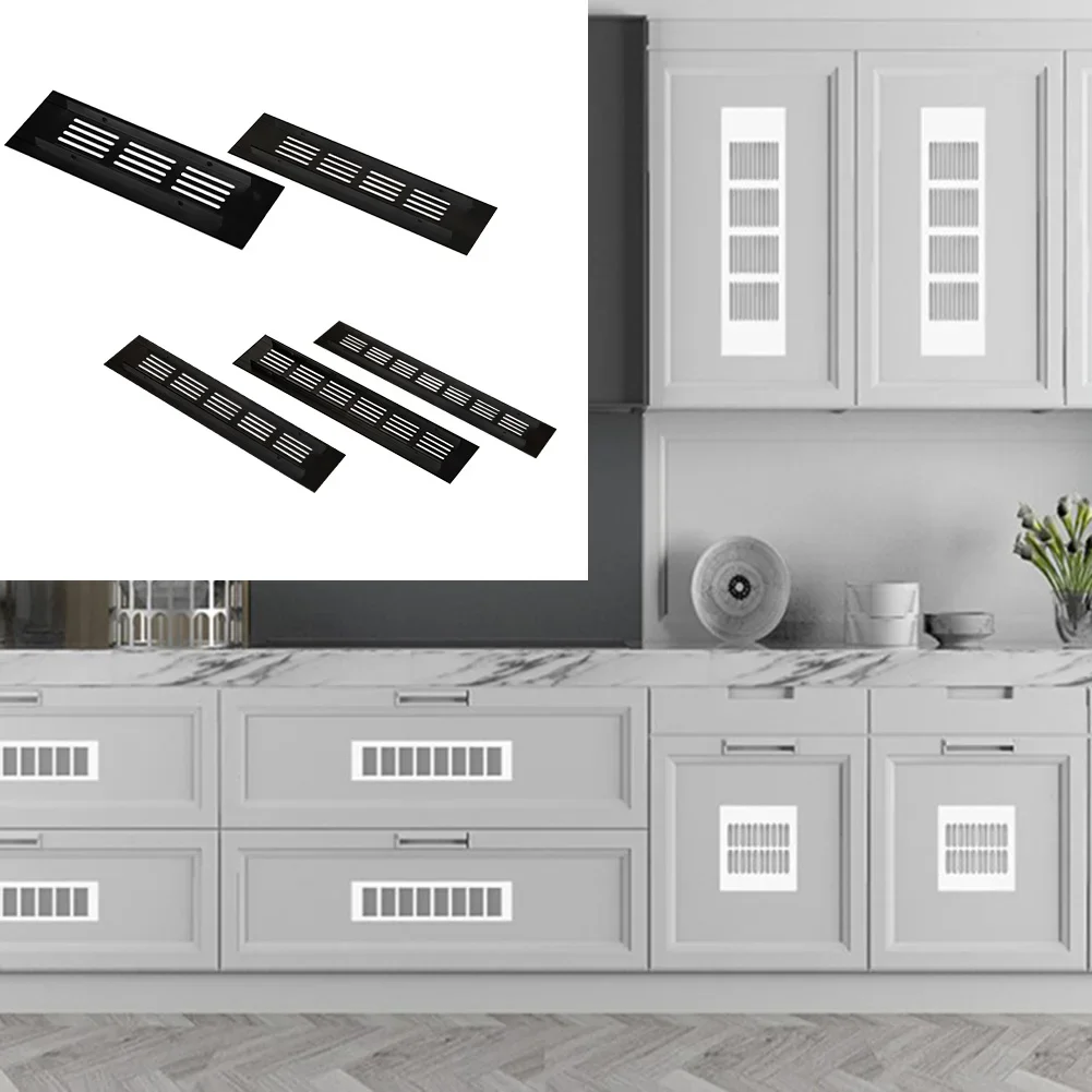 Aluminum Alloy Ventilation Grills Cabinet Air Vent Cover Shoe Cabinet Ventilation Exhaust Cooling Grid Breathable Mesh