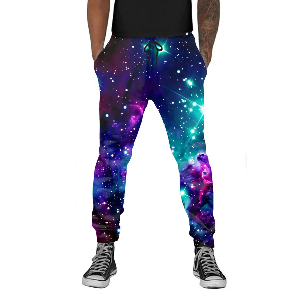 thumbnail image 1 of Pantalones deportivos de los años 80 para hombre, pantalones deportivos divertidos, pantalones deportivos casuales, atuendos de los años 90 para hombres, disfraces deportivos de Halloween, 1 of 5