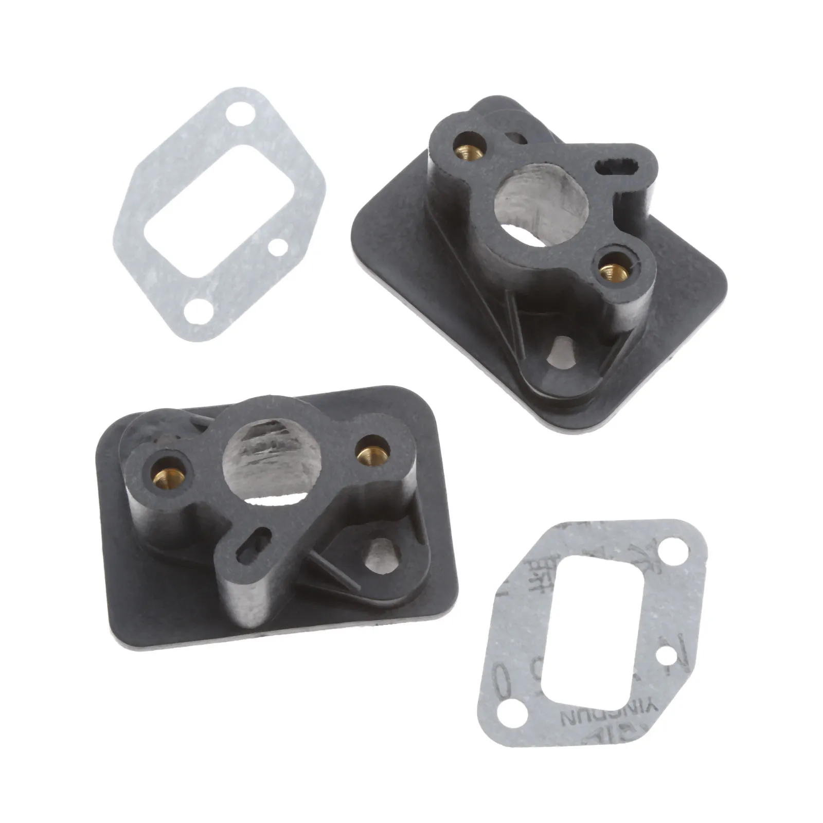4pcs 기화기 키트 브러시 커터 잔디 트리머 예비 부품 흡기 매니폴드 가스켓 1E40F-5 44F-5 BC430 CG430 CG520 43CC 52CC