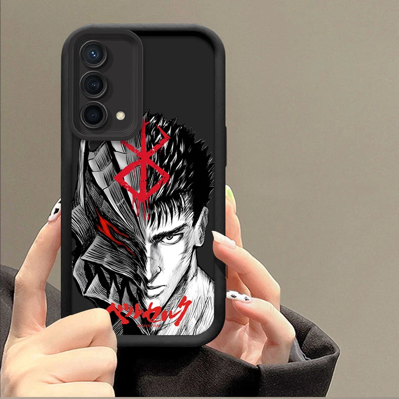 Berserk Anime Per Reno X5 X3 10 8T 7Z 6 5 Pro Plus Pro 4G 5G Liquid Eye Ladder Phone Case