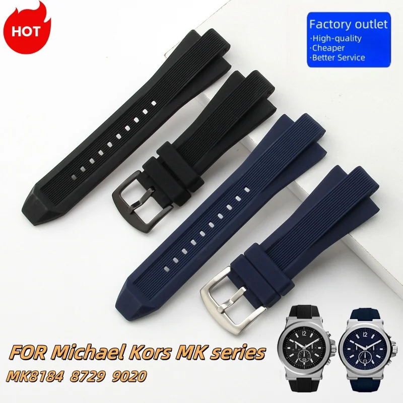 Durable Waterproof Silicone Rubber Watchband Strap Bracelet