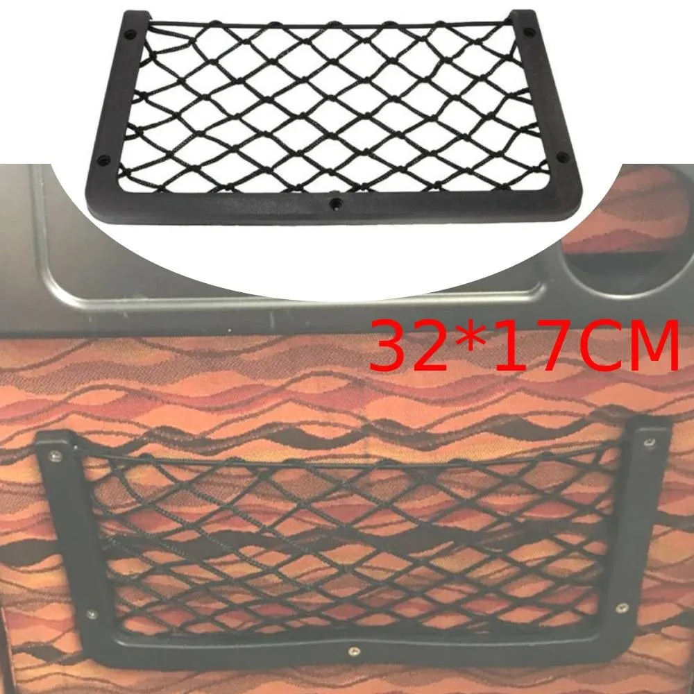 

Универсальная большая Сетчатая Сумка для автомобильного сиденья, сетчатый органайзер для телефона, 1 шт., 32*17 см