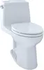 Ultramax ADA Elongated One Piece Toilet Cotton WhiteSleek high profile one piece toilet squat potty  white toilet bowl 1