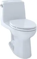 Ultramax ADA Elongated One Piece Toilet Cotton WhiteSleek high profile one piece toilet squat potty  white toilet bowl 1
