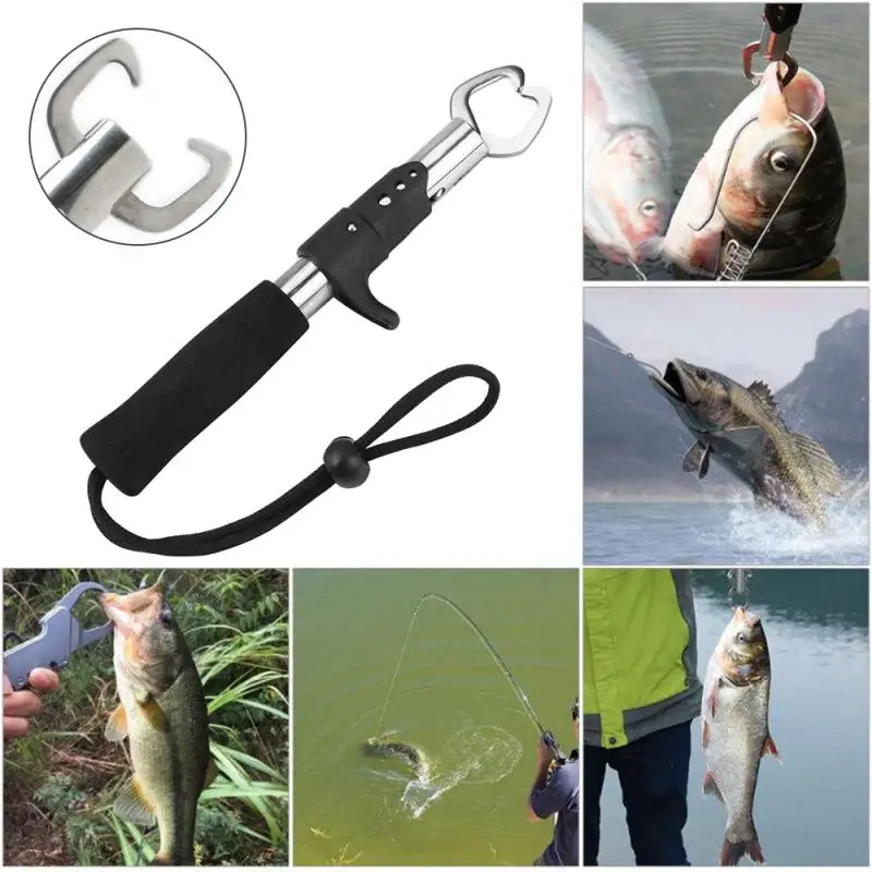 

Рыболовный захват из нержавеющей стали, профессиональный рыболовный захват, зажим для губ, складные плоскогубцы