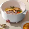 Electric Cooking Pot 3.5L 3 Temp Modes Antisticking Ceramic Glaze Multi Function Electric Cooker for Home Cooking 220V 3