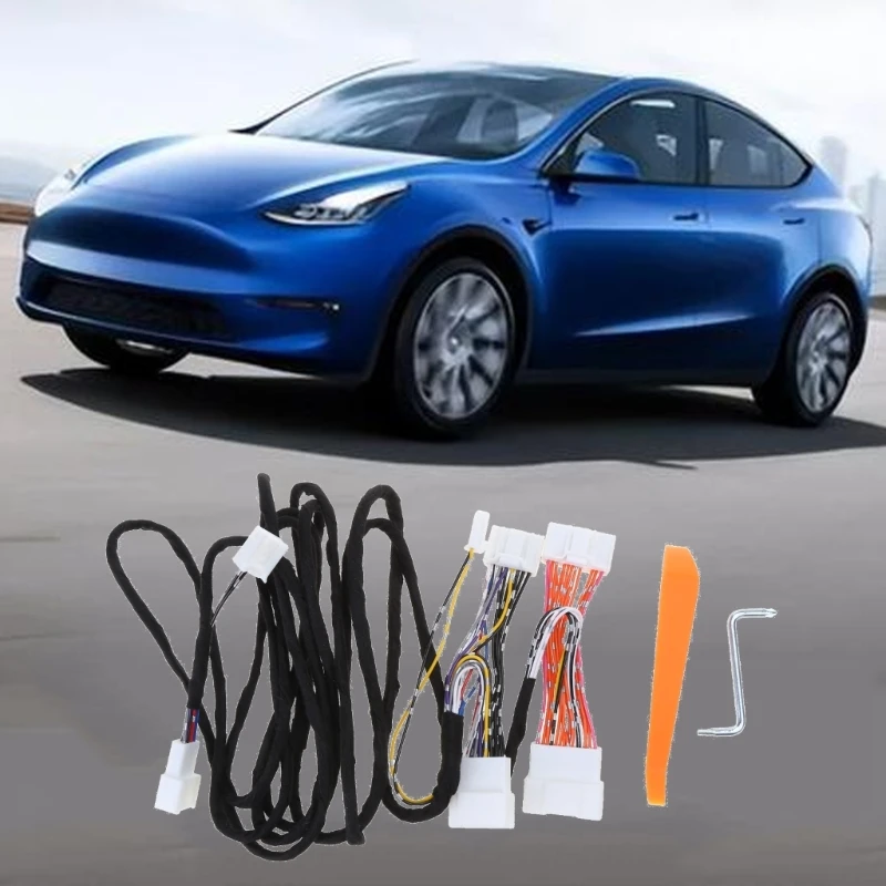 Inactive Speaker Activation Wire Harness Lossless Sound Audios Upgrade Kit Suitable For Model 3/Y Auto Car Entertainment