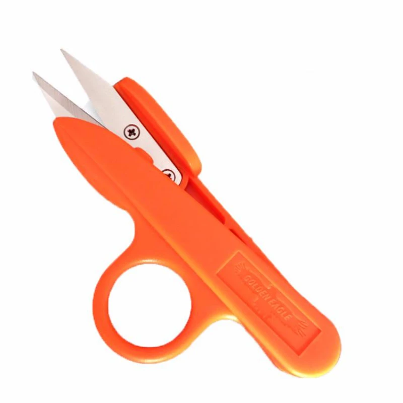 Sewing scissors Sewing supplies Eagle Yarn Scissors Household Sewing Matching Thread Cutting Cross Special U-shaped Plastic Handle
