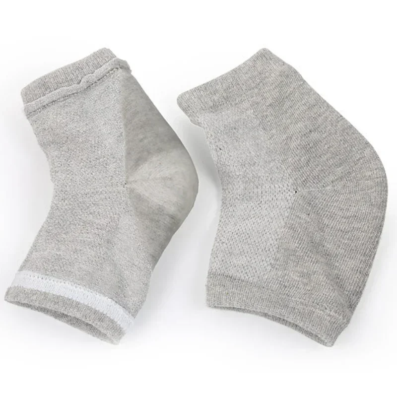 Anti Cracking Socks Moisturizing Gel Heel Socks for Dry Cracked Feet Spa Sock Toeless Sock for Dry Cracked Heel Feet Repair