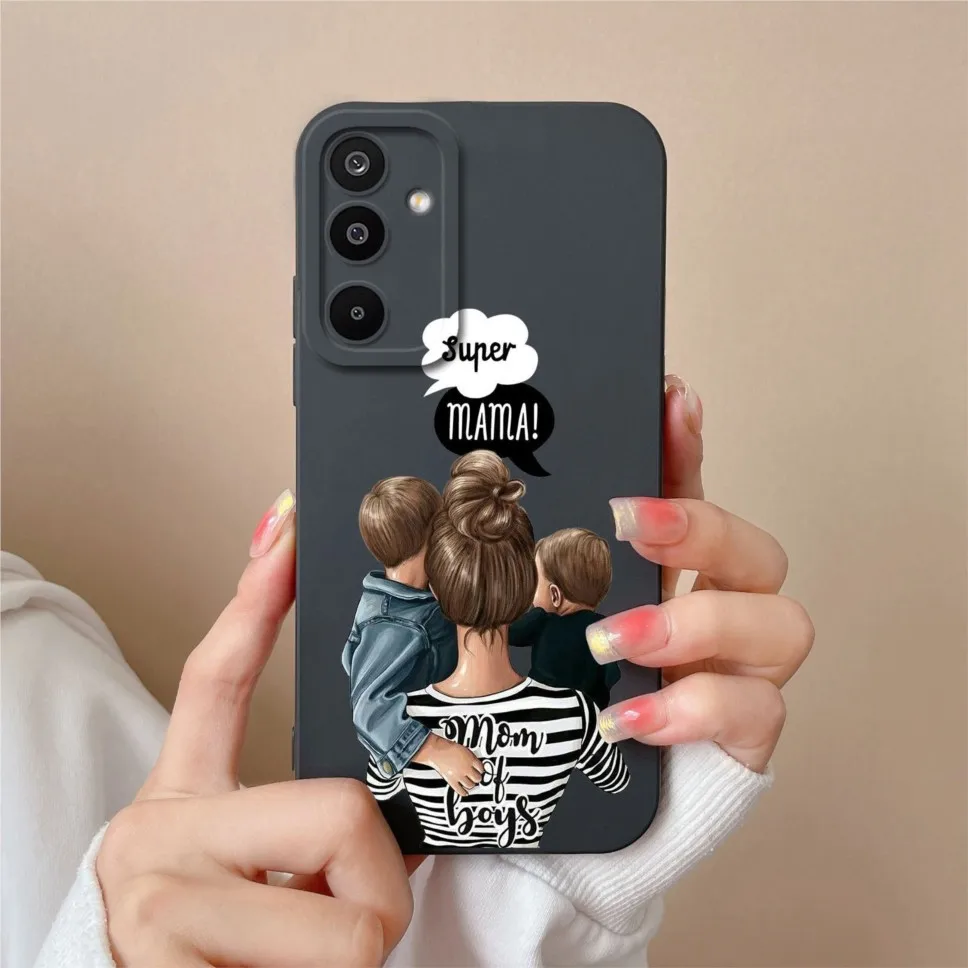 Fashion Pretty Sweet Girl Soft Liquid Silicone Protective Phone Case Cover