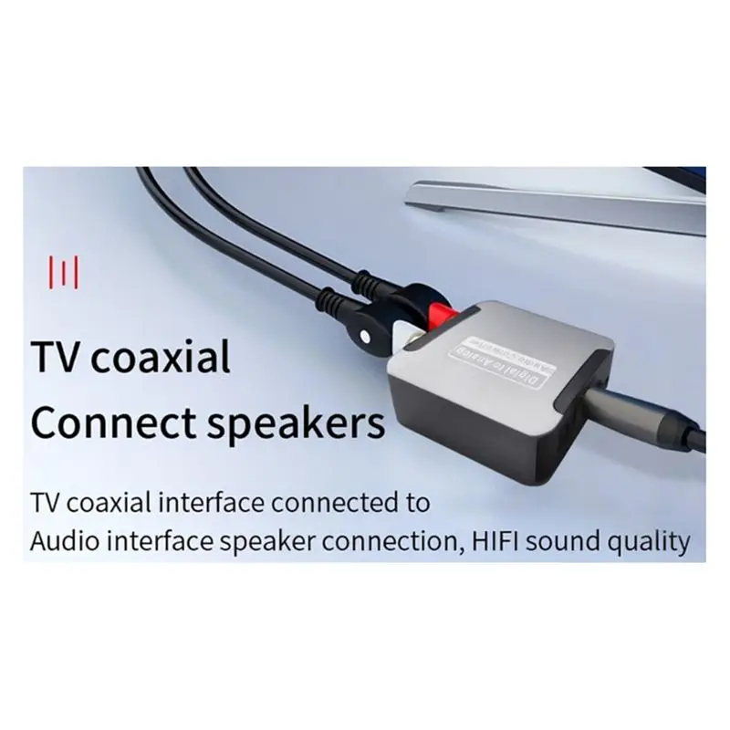 X49A-DAC 디지털-아날로그 오디오 변환기 광학 SPDIF 동축 입력-L/R RCA 3.5Mm 잭 헤드폰 앰프 출력