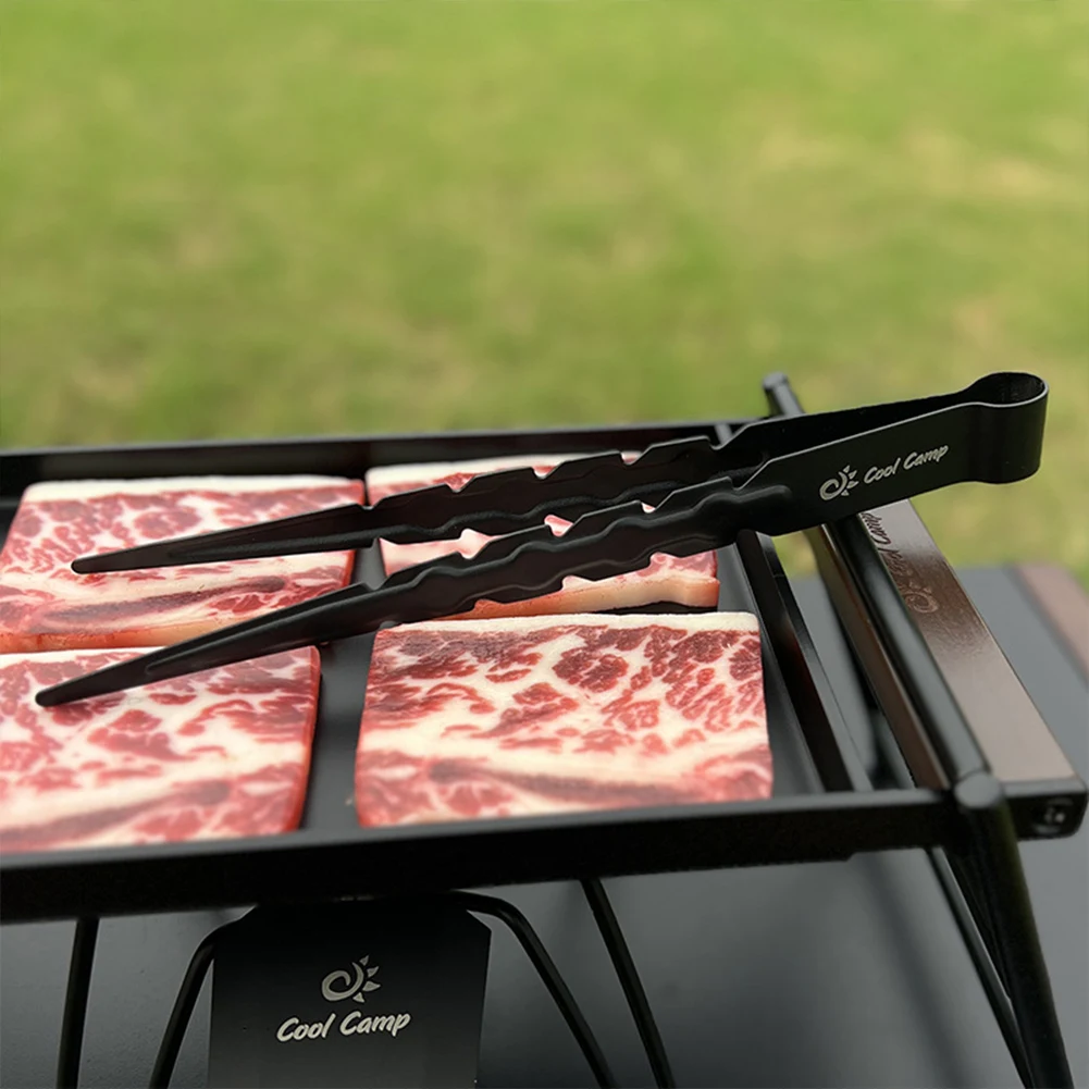 Barbecue Grilling Tongs Stainless Steel Hookah Charcoal Tongs Multifunctional Shisha Charcoal Tongs BBQ Accessories