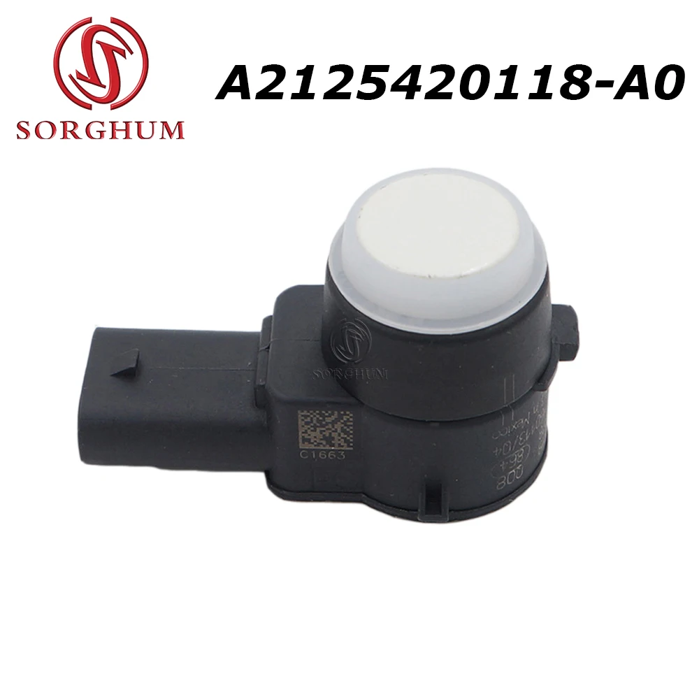 

SORGHUM A2125420118 For Mercedes-Benz W169 W245 W204 W212 W221 C207 A207 CLS Class C250 C350 E300 White PDC Parking Sensor