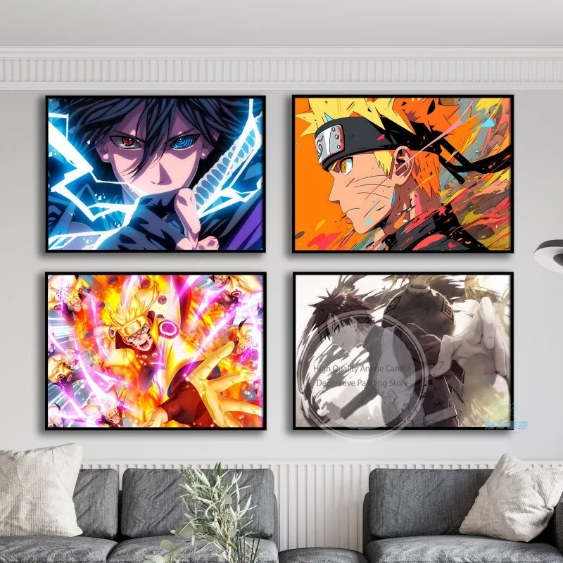 Naruto Anime Decorative Poster for E-sports and Living Spaces