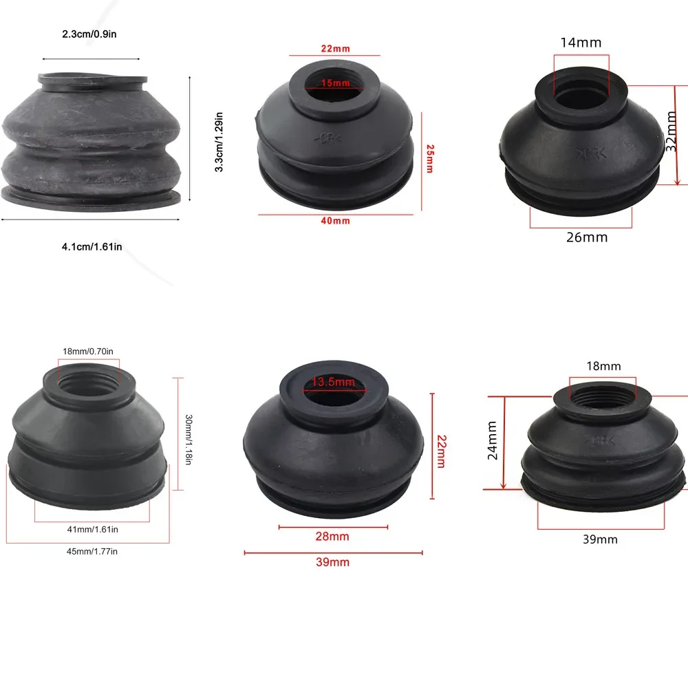2/1pcs Universal Silicone 2288 Tie Rod End And Ball Joint Dust Boots Cover 23*33*41MM Maintenance Of Plastic/rubber Products car suspension parts