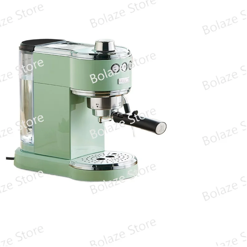 

MKA71 Vintage Coffee Machine Italian Concentrate Semi Automatic Household Small Steamed Milk Foam