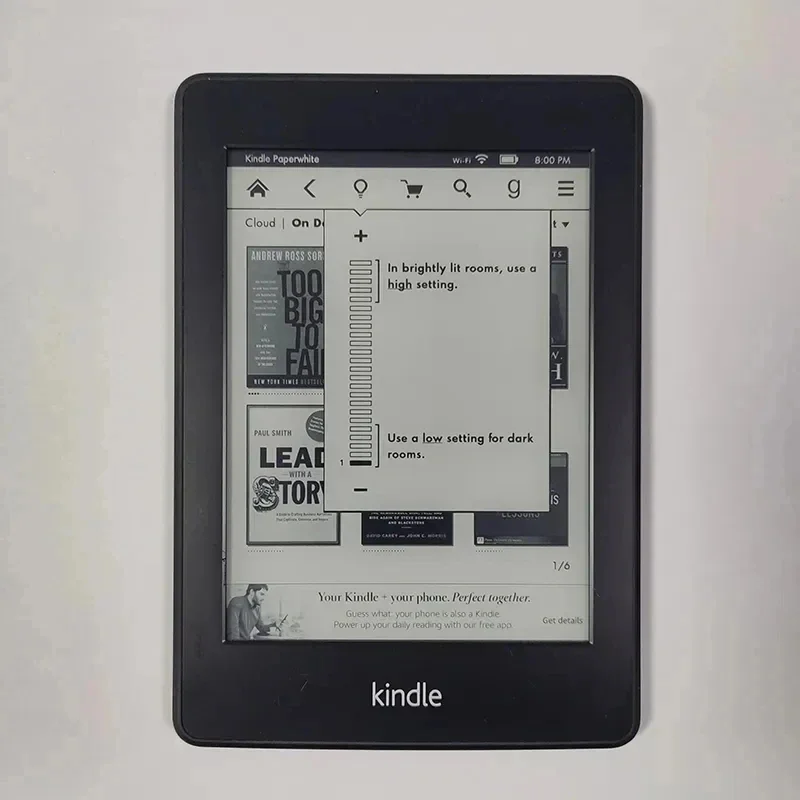 Kindle 6th Registerable Account Kindle E-Book Reader Touch Screen Ebook With Backlight E-ink 6 inch Ink Screen
