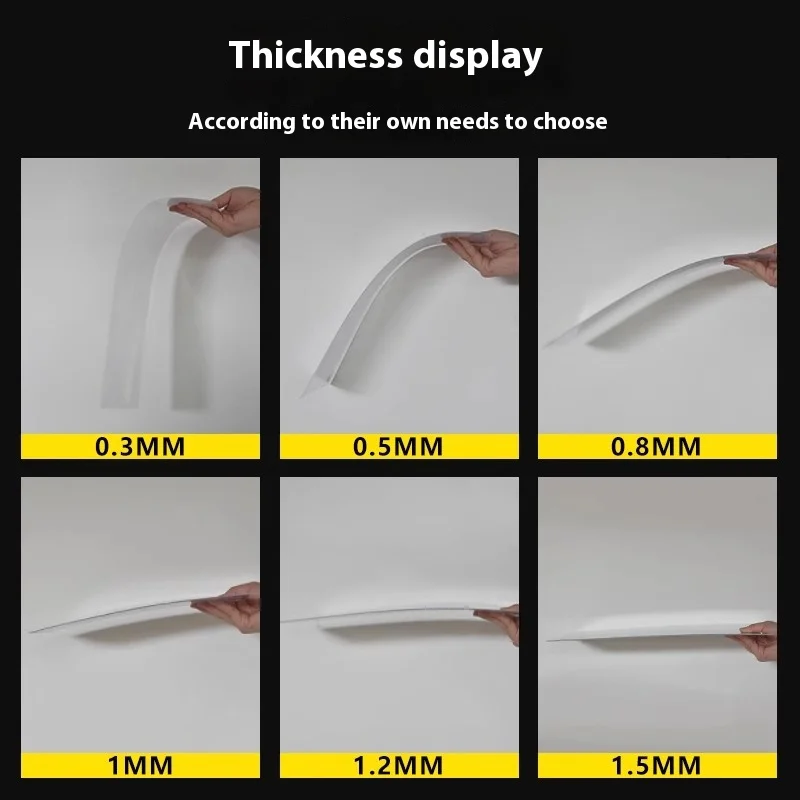 High Transparent Pvc Board Hard Plastic Board DIY Handmade Material Supports Custom Size