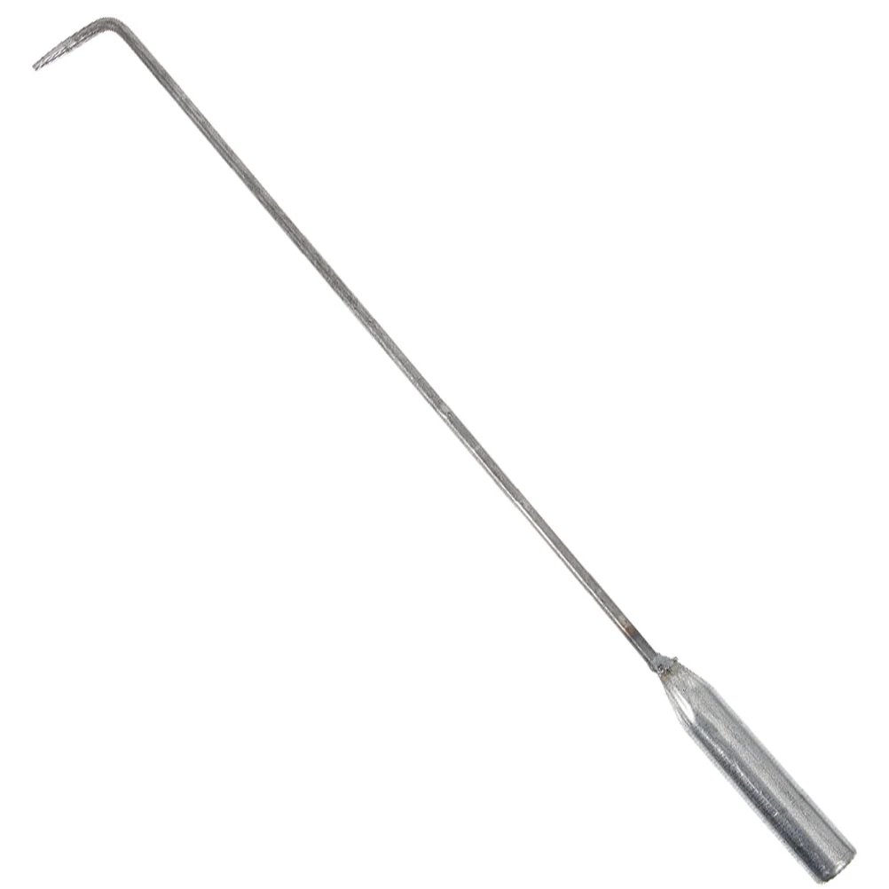 

Household Fire Poker Fireplace Poker Handheld Charcoal Camping Fireplace Poker Steel For Fire Pit Campfire 33cm
