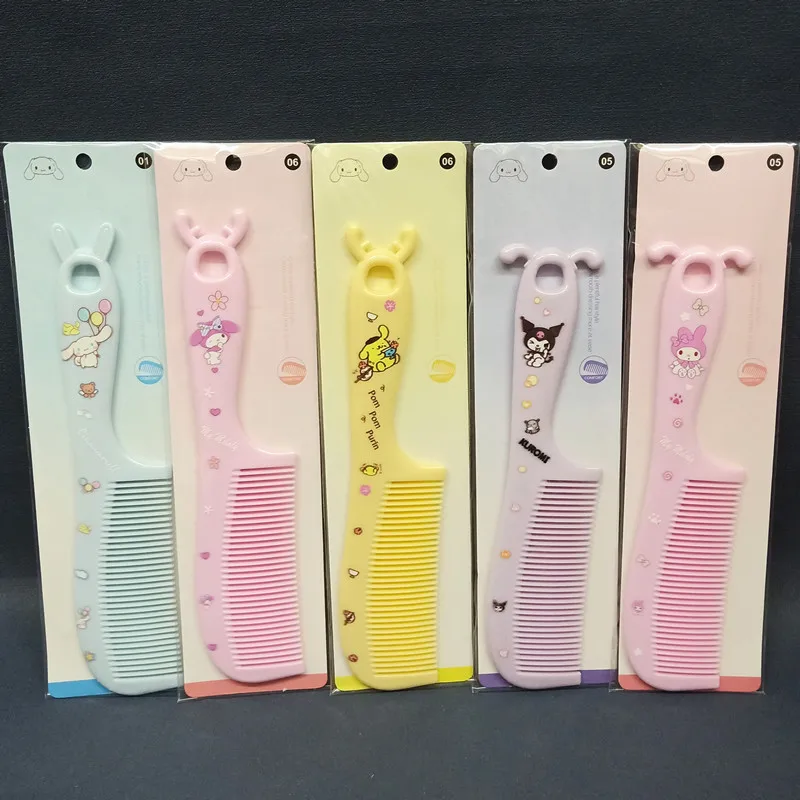 

Sanrio Mymelody Hellokitty Cinnamoroll Cartoon Comb Girls and Children's Hairdressing Comb Portable Comb In Student Dormitory