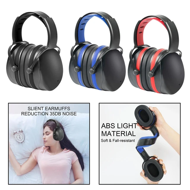 DulEarmuffs-Casque de protection auditive anti-bruit, casque antibruit,  chasse, travail, étude, sommeil, protection des oreilles, tir - AliExpress