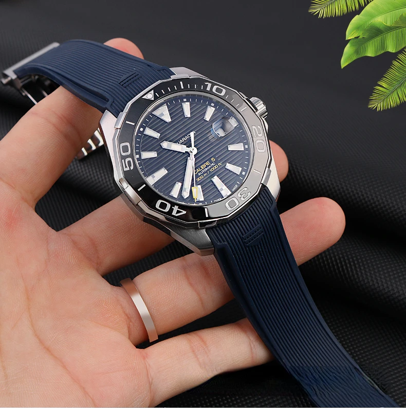 Jam Tangan Montre Homme Tag Heuer Carrera Tali Jam Tangan Silikon