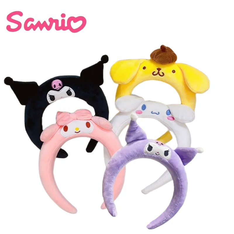 

sanrio Kuromi My melody Cinnamoroll pompom purin cute cartoon kawaii headband gift creative anime character headband wholesale