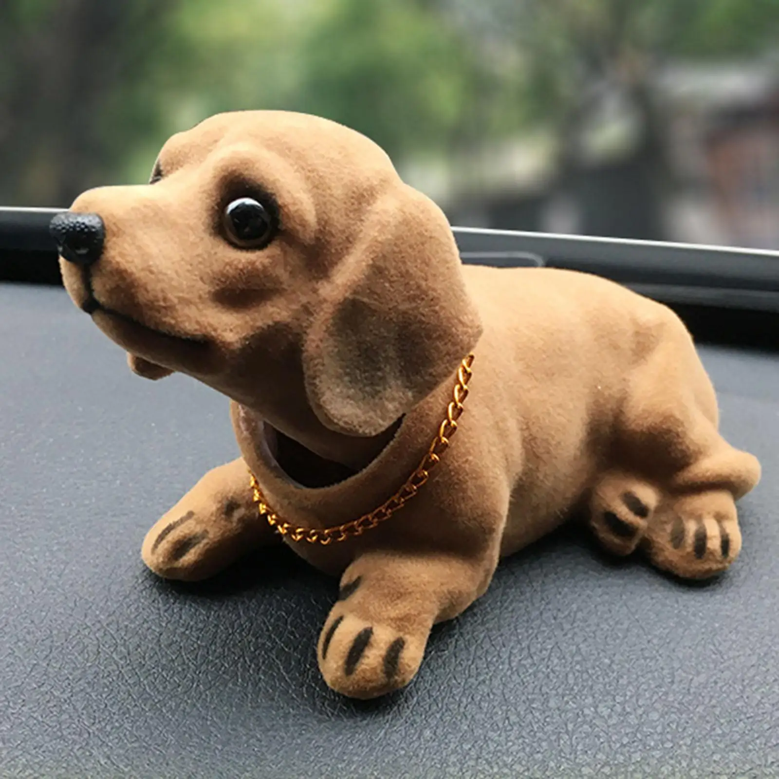 Adornos de coche con cabeza agitadora, muñeco de perro, juguetes de  salpicadero de coche, lindo cachorro de asinata, accesorios de decoración  Interior automática - AliExpress