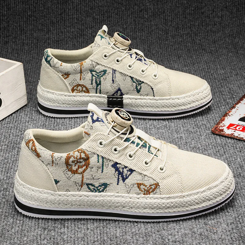 CYYTL 남성용 여름 피셔맨 신발, 캐주얼 운동화, 통기성 야외 스포츠 디자이너, 럭셔리 하이킹 스케이트보드 로퍼, 테니스 작업 