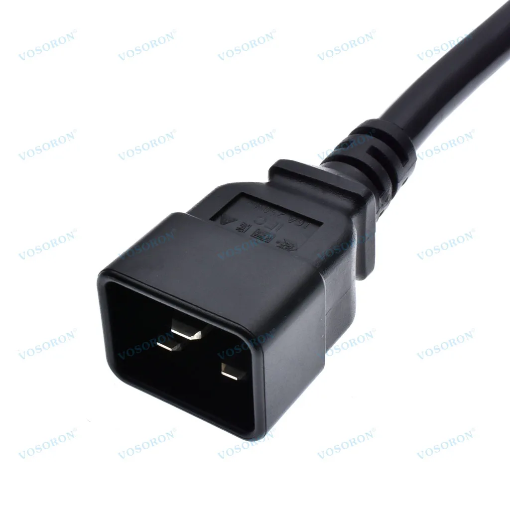IEC 60320 C20 - 32A 2P+E IEC 60309 IP67 방수 산업용 전원 연장 케이블 블루 2m