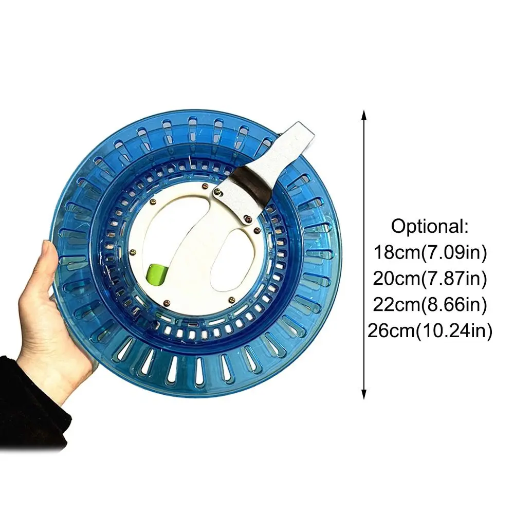 18/20/22/26cm PET Come with Lock Kite Line Winder Fying Kites Kite Reel Winder Fire Wheel String Spool with String 6