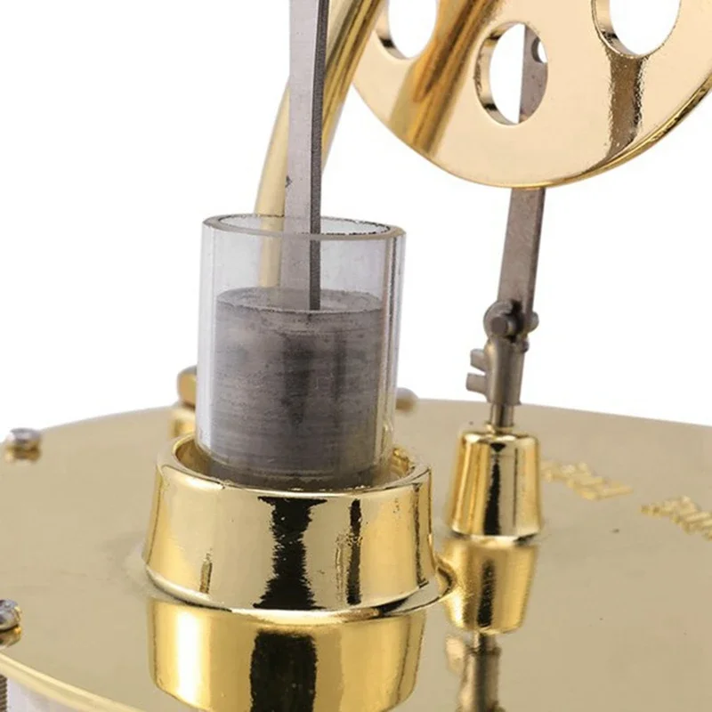Low Temperature Stirling Engine Steam Power Science Experiment Toy Ornaments